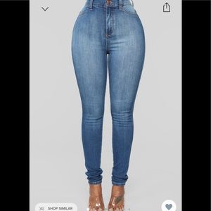 Super high wasted jeans